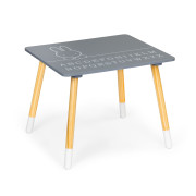 Detská sada nábytku Stôl + 2 stoličiek Bunny