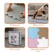 Penová podložka Puzzle 30x30 cm 9 ks Zopa