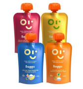 Beggs BIO Mix ovocných príkrmov (4× 120 g)