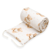 Mantinel do postieľky Love Teddy Bear beige New Baby