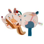 Vzdelávacia, plyšová a šuštiaca knižka, Ježek Akuku