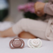 Cumlíky silikónové symetrické 18 m+, 2 ks BabyOno