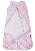 Letný 3D spací vak bambus ružový zajac