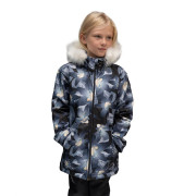Dievčenské zimné softshellový kabát s baránkom Bloom Čierna Esito