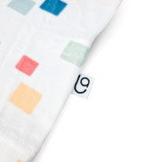 Súprava tenká chlapčenská KR Outlast® Biele kocky / tm. lišajník Little Angel