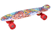 Skateboard viacfarebný 56 x 15 cm Wiky