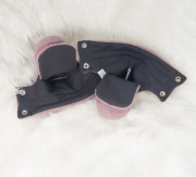 Capáčky Teddy fleece double Cyclamen pink ružová Esito