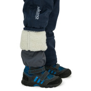 Detské softshellové otepľovačky na zimu Lamb hnedá Esito