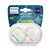 Cumlík Ultra air nočné 6-18 m dievča, 2 ks Philips Avent