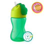 Hrnček s ohybnou slamkou 300 ml chlapec+darček PETITE&MARS Miska 6m+ Philips Avent