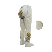 Pančucháče s protišmykom 3x ABS veľ. 80/86 sv. šedé dino Be Snazzy