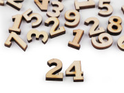 Čísla na výrobu adventného kalendára / 1-24