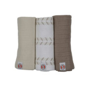 Swaddler Solid Matcha 3balenie 70 x 70 cm Lodger