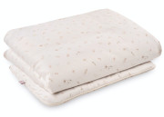 Detské obliečky do postieľky 100 x 135 cm bavlnený satén Drobné kvety Infantilo