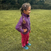 Dievčenská mikina zapínacia fleezová, Pidilidi, holka