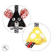 Závesná kontrastná hračka Mouse Baby Ono