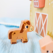 Domček farma Vkladačka Pastel Tooky Toy
