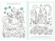 Kúzelné kráľovstvo - 1400 diamantov na nalepenie, omaľovánky