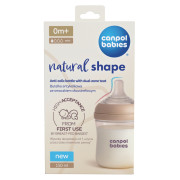 Fľaša antikoliková Natural Shape 150 ml Canpol babies