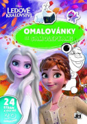 Omaľovánky so samolepkami Ľadové kráľovstvo/Frozen A4