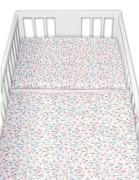 3-dielna sada Mantinel s obliečkami Kalina biela 120x90 cm