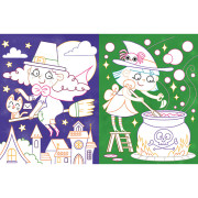 Maľovanky so svietiacim tetovaním Strašidlá a čarodejnice