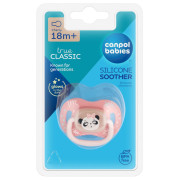 Cumlík silikónový čerešnička Exotic animals 18 m+ 1 ks Canpol babies