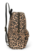 Cotton Midi Backpack - batôžtek s predným vreckom Brown Leopard Studio Noos
