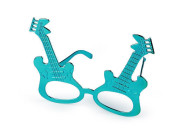 Karnevalové okuliare metalické