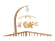 Hudobný kolotoč drevený Newborn Naturals Little Dutch