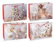 Darčeková taška M 25x32x11 cm Vianoce