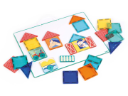 Magnetická stavebnica s tabuľou Farma 27 ks Ľudí