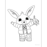 Omaľovánkový set s obojstrannými voskovkami Bing