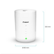 Ohrievač mlieka Dromme biely Kidnort