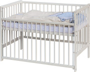 Detská postieľka s kompletnou výbavou 120 x 60 cm Bary Scarlett