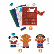 DIY Magnety na dotvorenie Funky family Djeco