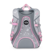 Študentský batoh Oxy Scooler Grey geometric OxyBag