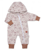 Rastúci overálok, čiapočka a topánočky, 3D, Garden - béžová Baby Nellys