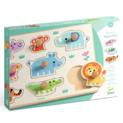 Vkladacie puzzle Zvieratá z džungle Djeco