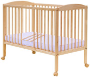 Postieľka Kacper prírodnej borovice vyberacej priečky, 120 x 60 cm