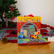 Závodná dráha v kufríku 34 ks