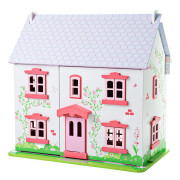 Ružový domček pre bábiky Bigjigs Toys