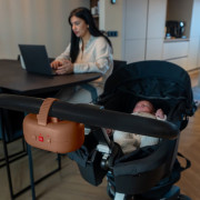 Hojdačka kočíka - hnedé Zazu ROBBY