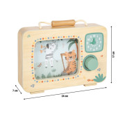 Drevená televízna hudobná skrinka Safari Small foot