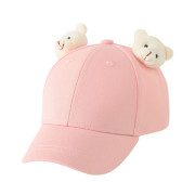 Letná šiltovka bavlnená jednofarebná s medvedíkom 48 -50 cm Besnazzy