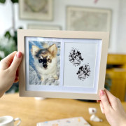 Fotorámik pre miláčikov so sadou na odtlačky Albi