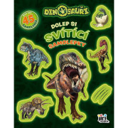 Dolep si svietiace samolepky Dinosaury