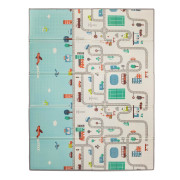 Multifunkčná penová skladacia podložka obojstranná 200 x 150 cm City Zopa