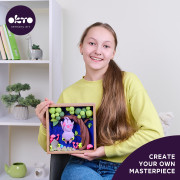 OKTO Modelovanie Malý svet v rámčeku motív "Netopier"