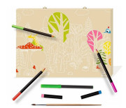 Veľký kufrík maliarskych potrieb Djeco